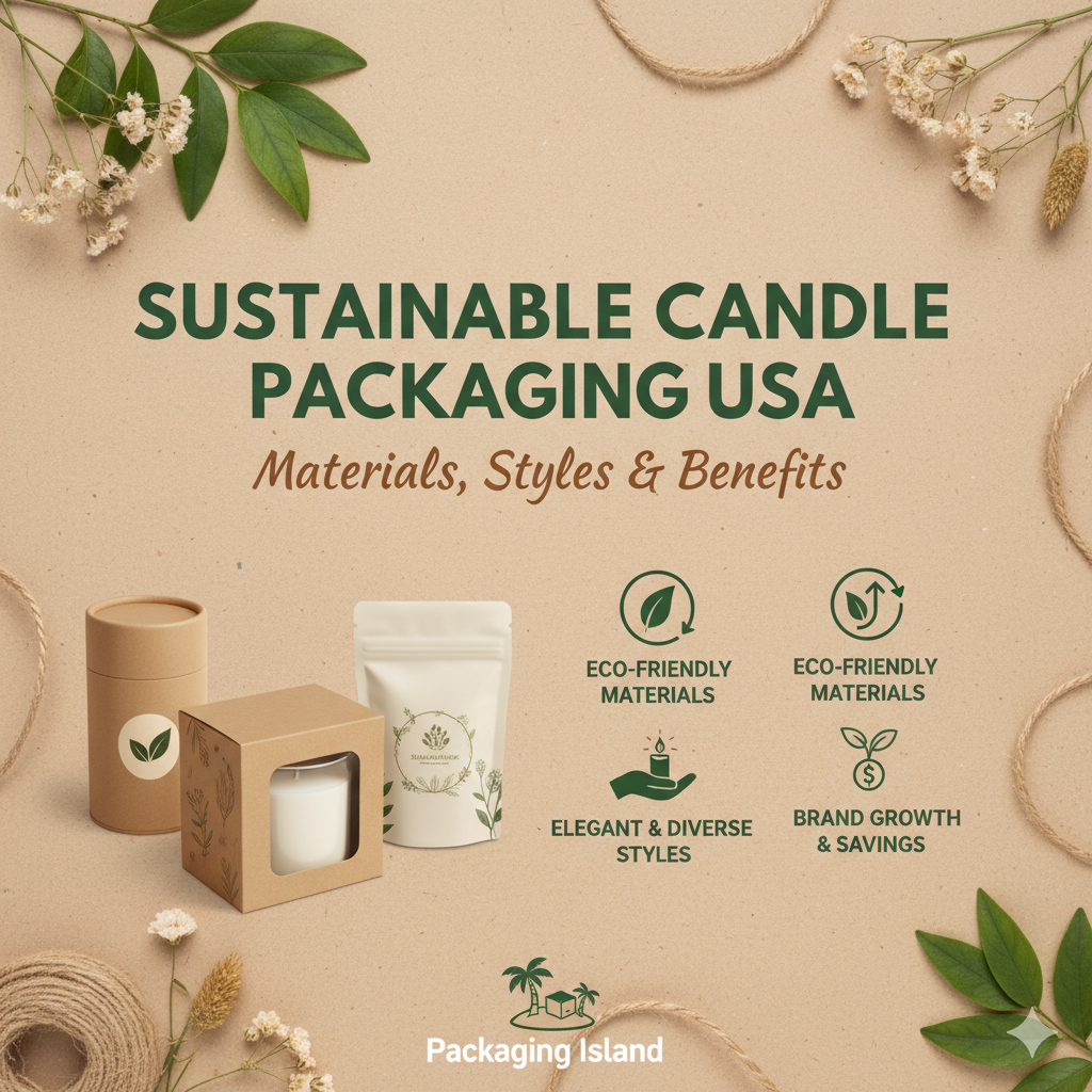 Sustainable Candle Packaging USA: Materials, Styles & Benefits