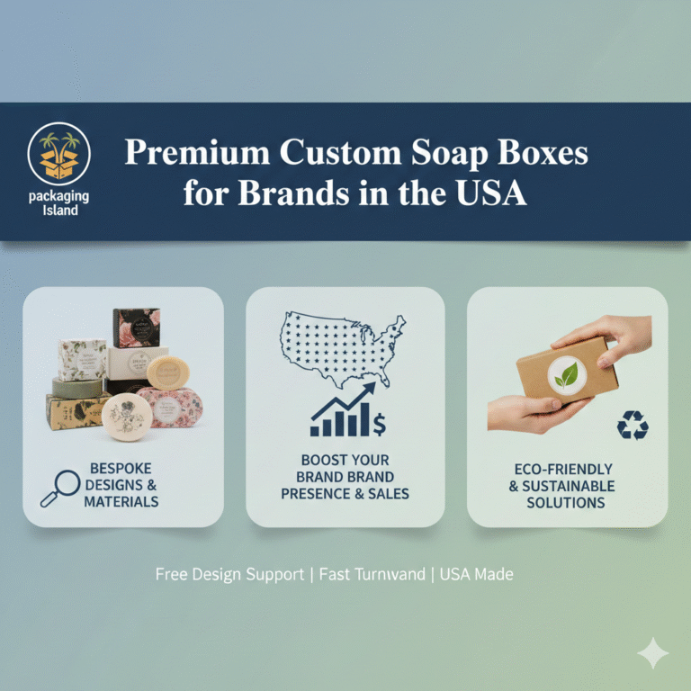 Premium Custom Soap Boxes for Brands in the USA