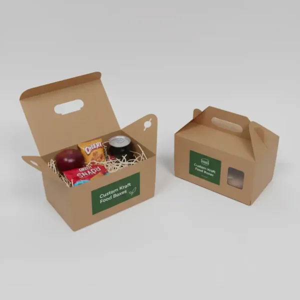 Custom Kraft Food Boxes - Packaging Island