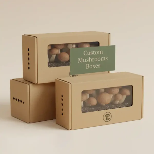 Custom mushrooms Boxes - Packaging Island